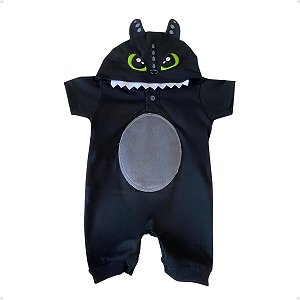 Macacão Curto Para Bebê Banho De Sol - Com Capuz - Banguela