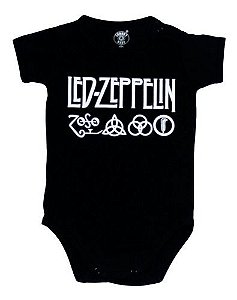 Body De Bebe Temático Mesversario ( Led Zeppelin )