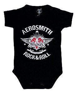 Body De Bebe Temático Mesversario ( Aerosmith )