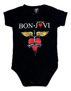 Body De Bebe Temático Mesversario ( Bon Jovi )