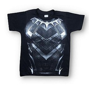 Camiseta Infantil Personagens - Super Heróis - Pantera Negra