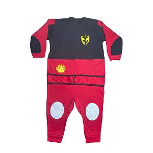 Macacão Infantil  Piloto Formula 1 - Tam 02 a 03 Anos