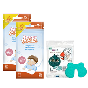 Kit Vacina Pikluc Alívio Injeção + Fever Friends Alívio Febre
