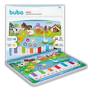 Tablet Educativo Cantando com os Animais Buba Infantil
