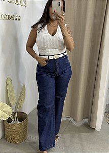 Calça Wide Leg Jeans