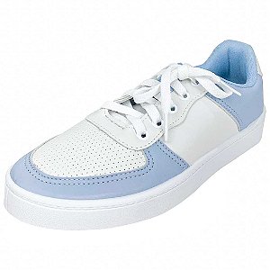 Tênis Napa Bicolor Star Feet - Branco e Azul