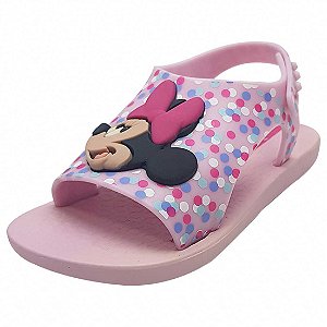 Sandália Baby Disney Minnie - Rosa