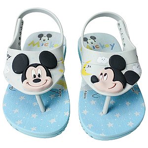 Sandália Baby Disney Cute Fun - Azul Bebê