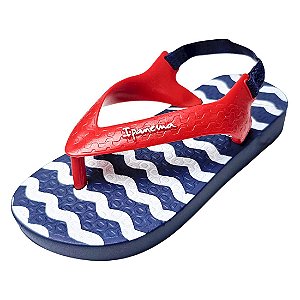 Chinelo Ipanema Classic Baby - Navy Vermelho e Azul