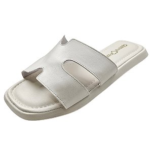 Sandália Rasteira H Comfort - Off White