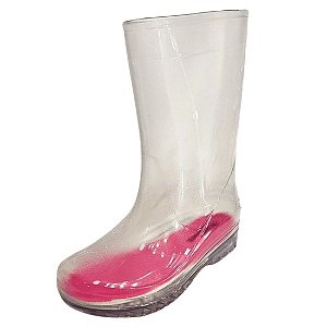 Bota Galocha Infantil Incolor - Pink