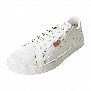 Tênis Branco Cadarço Elástico Dots - Branco