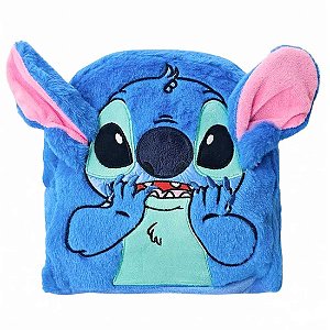 Mochila em Pelúcia Stitch - Azul