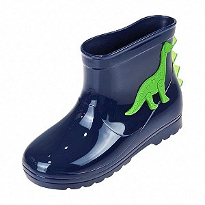 Bota Galocha Baby Dino - Azul e Verde