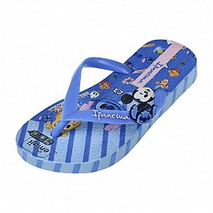 Chinelo Infantil Ipanema Disney Emoji Tsum Tsum Stitch - Azul