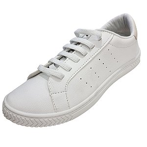 Tênis Basic Cadarço Elástico - Branco