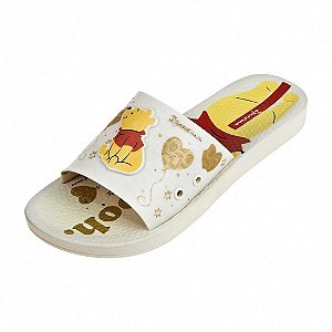 Chinelo Ipanema Disney Fun Pooh - Bege e Amarelo