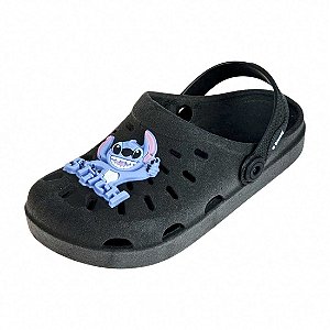 Babuch Clog Disney Urban Stitch - Preto e Azul