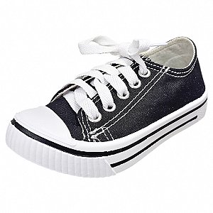 Tênis Infantil Básico Escolar - Preto