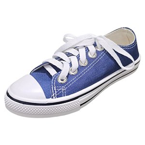 Tênis Infantil Lona Star Feet - Azul Jeans