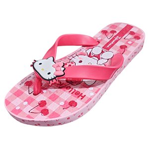 Chinelo Ipanema Infantil Hello Kitty Funny - Rosa Claro