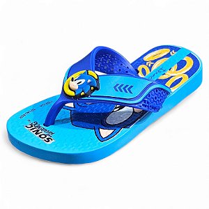 Chinelo Infantil Sonic Icon - Azul Claro