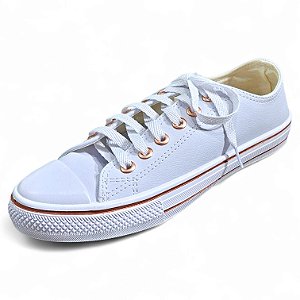 Tênis Napa Star Feet - Branco e Bronze