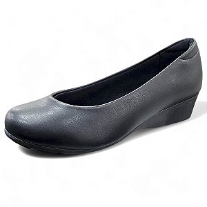 Scarpin Boneca Anabela Modare Comfort - Preto