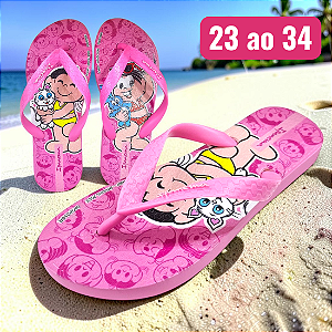 Chinelo Ipanema Turma da Mônica Magali - Rosa