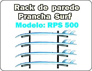 Suporte De Parede Para Rack Prancha Surf Mod. RPS-500 02 Peças