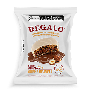 Alfajor REGALO Creme de Avelã Chocolate Branco 60g