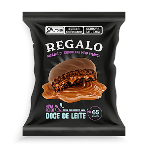 Alfajor REGALO Doce de leite Chocolate Meio Amargo 60g