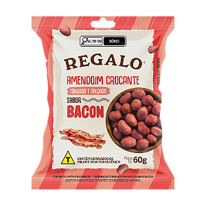 Amendoim crocante REGALO Bacon 60g