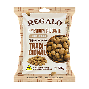 Amendoim crocante REGALO Tradicional 60g