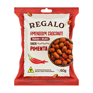 Amendoim crocante REGALO Pimenta 60g