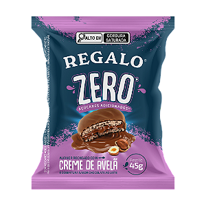 Alfajor ZERO REGALO Creme de Avelã 45g