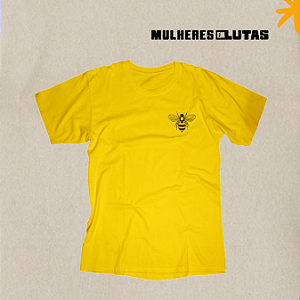 Camiseta babylook abelha do MEL - Amarela