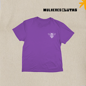 Camiseta babylook abelha do MEL - Roxa
