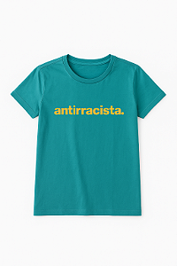 Camiseta babylook antirracista