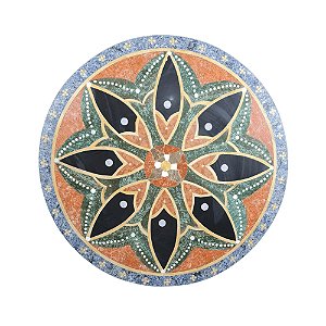 Tampo 1,20Ø Ref. Magnólia em Mosaico de mármores