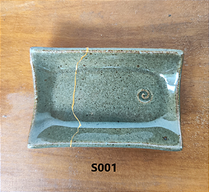 SHOYUZARA Retangular (Restaurado) claro  Kintsugi Hideko