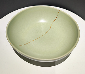Chawan de Ceramica Grande (Restaurado) Kintsugi CASA ALEGRE PORTUGAL