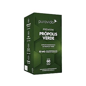 Premium Própolis Verde - 60 Cápsulas - Puravida