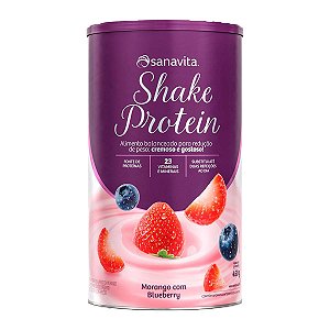 Shake Protein de Morango com Blueberry – 450g