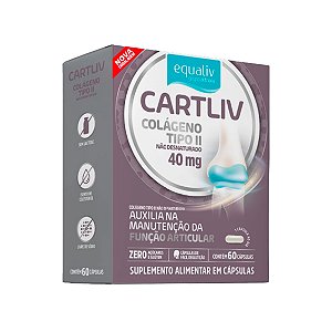 Cartliv Tipo II - 60 Cápsulas - Equaliv