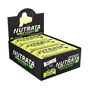 Whey Grego Bar Torta De Limão – 12 Unidades – Nutrata
