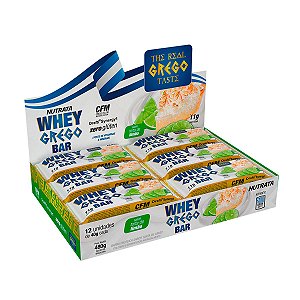 WHEY GREGO BAR SABOR TORTA DE LIMAO DISPLAY C/ 12