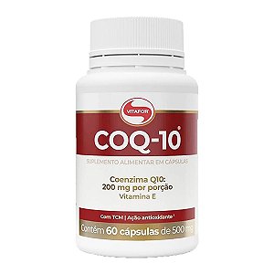 Coenzima Coq 10 Com vitamina E – 60 Caps