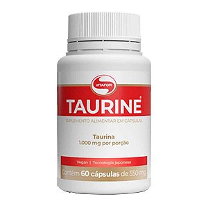 Taurine – 60 cápsulas + 550 mg