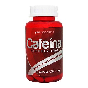 Cafeína + Óleo de Cártamo – 60 cáps